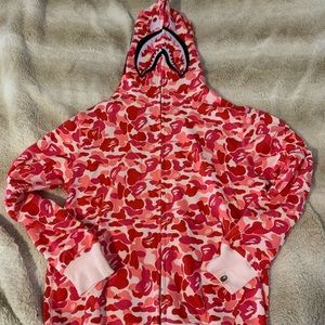 Bape Shark Camo Hoodie Full Zip